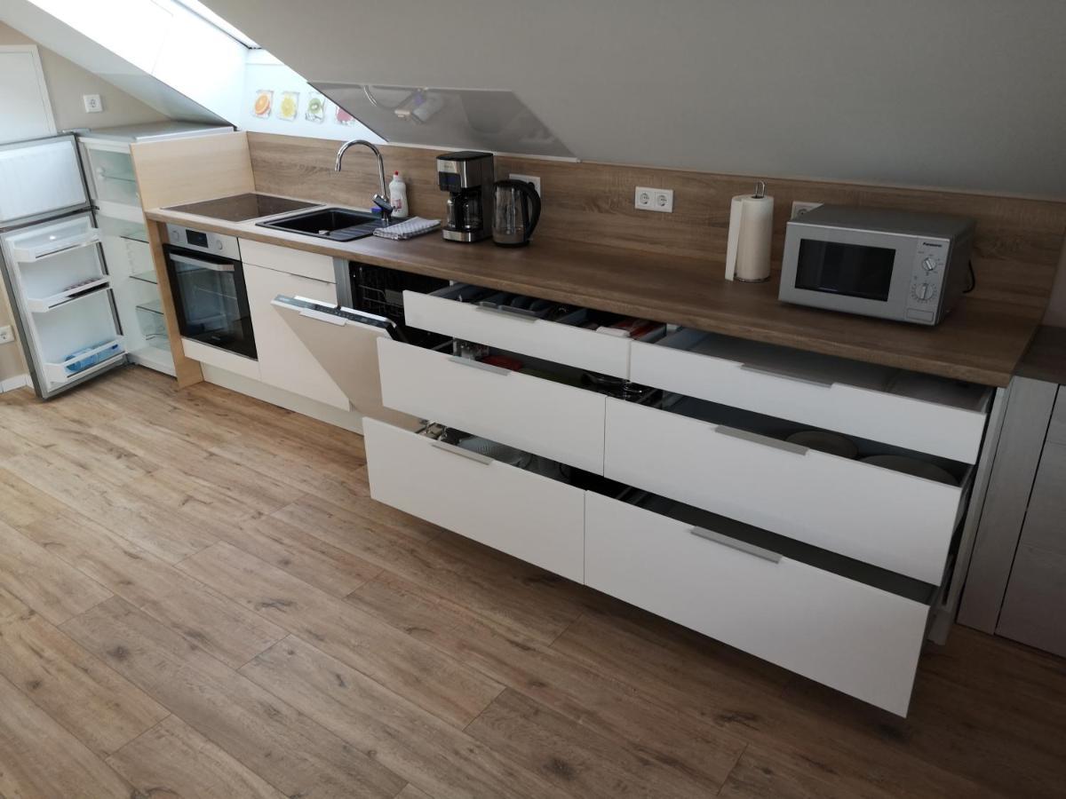 -Neubau- 30Qm Dach-Apartment Fulda Ngoại thất bức ảnh
